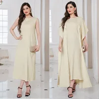 Women's Adults Solid Color Three-dimensional Decoration Abaya main image 1