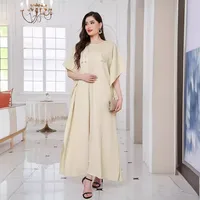 Women's Adults Solid Color Three-dimensional Decoration Abaya main image 2