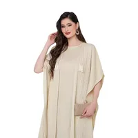 Women's Adults Solid Color Three-dimensional Decoration Abaya main image 4
