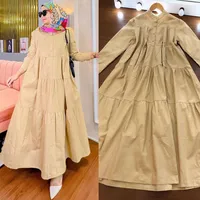 Women's Adults Solid Color Patchwork Abaya sku image 2
