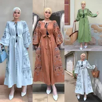 Women's Adults Geometric Symbol Three-dimensional Decoration Abaya main image 1