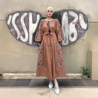 Women's Adults Geometric Symbol Three-dimensional Decoration Abaya main image 4