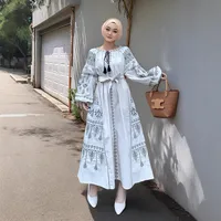 Women's Adults Geometric Symbol Three-dimensional Decoration Abaya main image 3