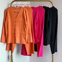 Women's Solid Color Leisure Suit Abaya main image 5
