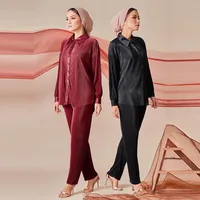 Women's Solid Color Leisure Suit Abaya main image 3