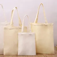 Blank Portable Canvas Bag In Stock Cultural And Creative Gifts DIY Hand-Painted Cotton Cloth Bag  Canvas Tote Bag Customization main image 1