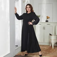 Women's Adults Solid Color Metal Abaya main image 3