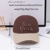 Unisex Embroidery Commute Letter Embroidery Curved Eaves Baseball Cap main image 2