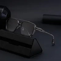 Retro Classic Style Square Pc Square Full Frame Glasses main image 3