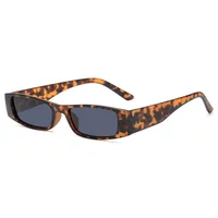 New European And American Retro Small Frame Square Sunglasses Trendy Ins Style Street Photographic Sunglasses For Men And Women Factory Goods sku image 4