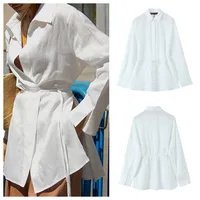 Women's Blouse Long Sleeve Blouses Elegant Solid Color main image 1