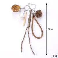 Alloy Rope Baseball Bag Charms main image 2