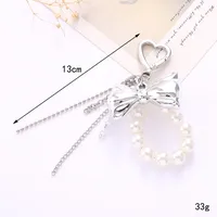 Alloy Heart Shape Bow Knot Bag Charms main image 2