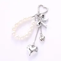 Alloy Heart Shape Bow Knot Bag Charms main image 5