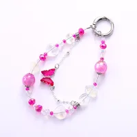 Artificial Crystal Alloy Heart Shape Butterfly Cute Modern Style Mobile Phone Chain Phone Cases main image 5