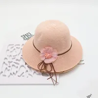 Women's Vacation Simple Style Solid Color Big Eaves Straw Hat sku image 28