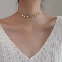 IG Style Commute Geometric Titanium Steel Plating Women's Choker main image 3