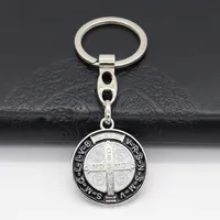 Retro Cross Zinc Alloy Enamel Bag Pendant Keychain sku image 3