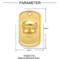 Retro Human Cross Titanium Steel Plating DIY Ornament Accessories sku image 3
