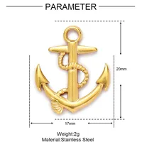 Retro Human Cross Titanium Steel Plating DIY Ornament Accessories sku image 9