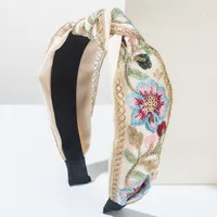 Women's Princess Embroidery Sweet Flower Cloth Hair Band main image 10