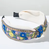 Women's Embroidery Vintage Style Flower Cloth Embroidery Hair Band main image 7