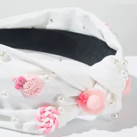 Women's Princess Cute Candy Cloth Hair Band main image 4