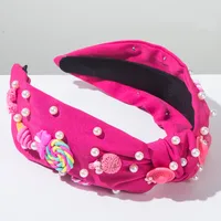 Women's Princess Cute Candy Cloth Hair Band main image 6
