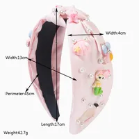 Women's Cute Sweet Color Block Cloth Hair Band main image 2