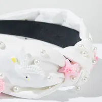 Women's Cute Sweet Color Block Cloth Hair Band main image 3