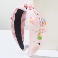 Women's Cute Sweet Color Block Cloth Hair Band sku image 6