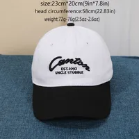 Unisex Casual Vintage Style Simple Style Letter Curved Eaves Baseball Cap main image 2