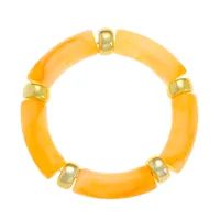 IG Style Retro Geometric Acrylic Polishing Women's Bangle main image 5