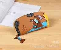 Women's Cartoon Dog Pu Leather Zipper Wallets sku image 1