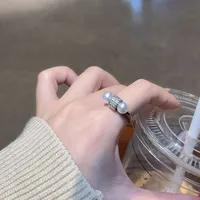 Elegant Simple Style Geometric Copper Plating Women's Open Rings main image 5