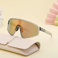 Vacation Solid Color Tinted Lenses Square Frameless Glasses main image 2