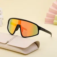 Vacation Solid Color Tinted Lenses Square Frameless Glasses main image 3