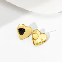 Casual Simple Style Heart Shape 316 Stainless Steel  Ear Studs main image 5
