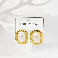 Casual Simple Style Heart Shape 316 Stainless Steel  Ear Studs sku image 2