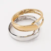 Vintage Style Classic Style Solid Color Alloy Women's Bangle main image 1