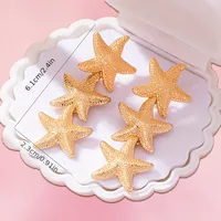 1 Pair Vacation Marine Style Starfish Zinc Alloy Drop Earrings main image 2