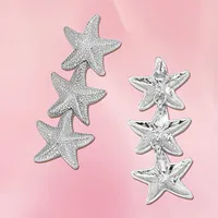 1 Pair Vacation Marine Style Starfish Zinc Alloy Drop Earrings main image 3