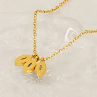 Cute Horse Eye 304 Stainless Steel Zircon 18K Gold Plated Women's Pendant Necklace main image 6