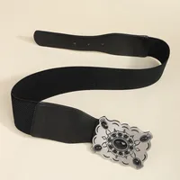 Vintage Style Simple Style Geometric Pu Leather Synthetic Fibre Alloy Buckle Women's main image 6