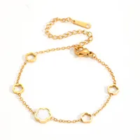 Elegant Butterfly Titanium Steel 18K Gold Plated Women's Bracelets main image 7