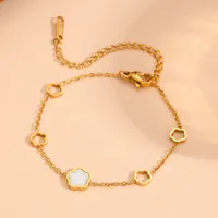 Elegant Butterfly Titanium Steel 18K Gold Plated Women's Bracelets main image 6