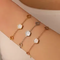 Elegant Butterfly Titanium Steel 18K Gold Plated Women's Bracelets main image 1