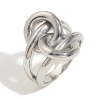 Basic Simple Style Knot 304 Stainless Steel Plating 18K Gold Plated Women's Rings main image 5
