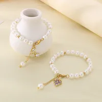 Cute Modern Style Classic Style Cherry Fruit 304 Stainless Steel Beaded 18K Gold Plated Women's Bracelets main image 7