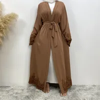 Women's Adults Embroidery Belt Abaya sku image 4